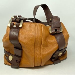 ❤️Michael Kors Vintage Harness Grab Bag Shoulder Bag.